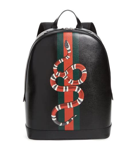 gucci snake print backpack|gucci women's backpack.